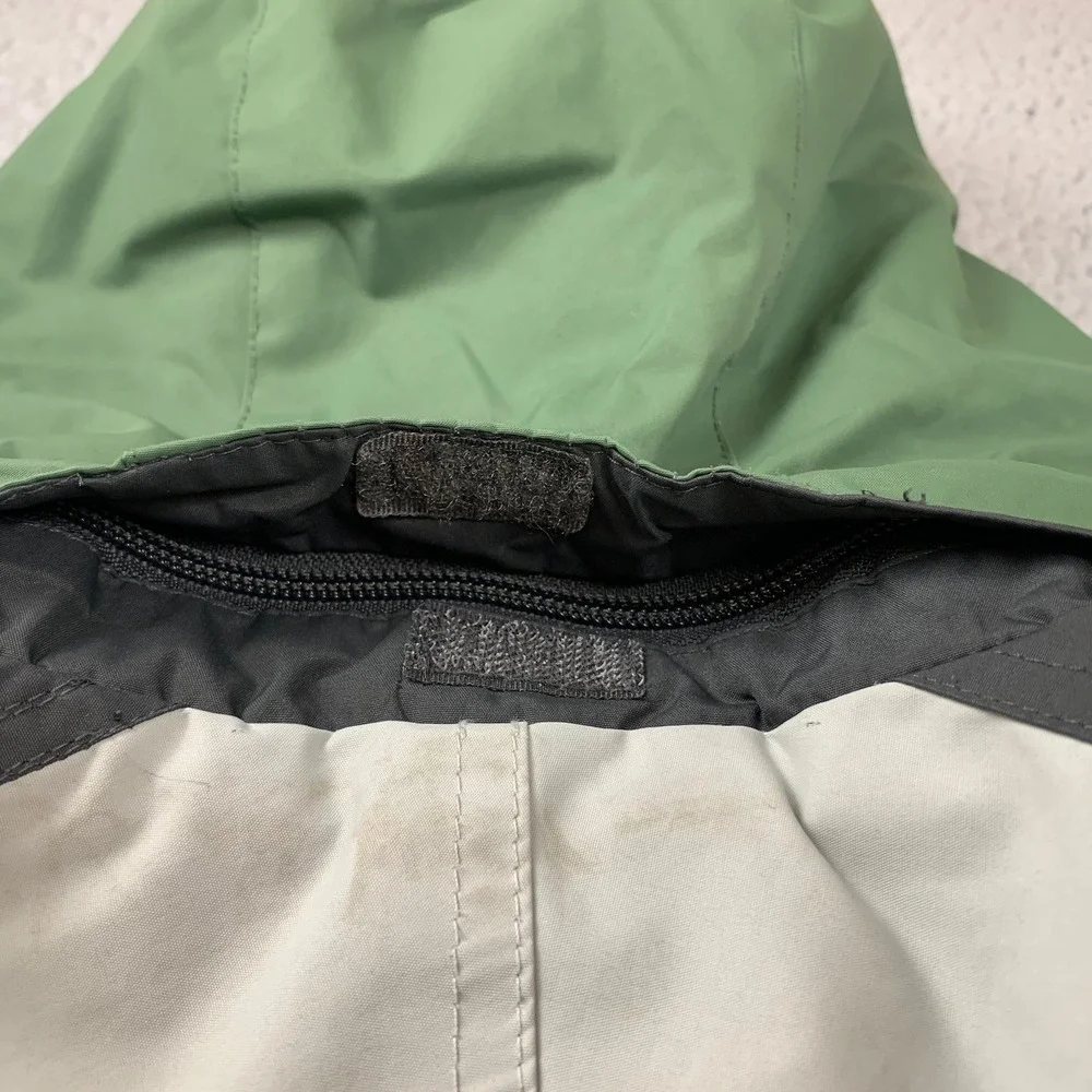Free Country‎ Jacket Boys XL 14/16 Green Colorblock Hooded FCXtreme Fleece Lined